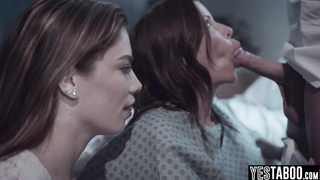 Hefty funbags COUGAR has 3some in clinic