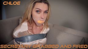 Chloe the Secretary Ambushed, Triple-Layer Gagged and Hooded in Tape Bondage! H265 MP4 4K