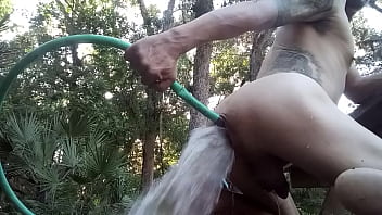 Bottomboyxs outdoors garden hose enima