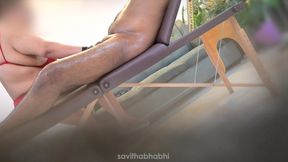 Cam Recorded Handjob in Spa