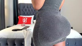 Jack off to My Perfect Black Ass Wiggling in a Dress Without Any Panties on, Episode 2364