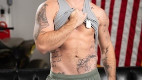 Andrew Delta and Jax Thirio enjoy a sweaty flip-fuck on Active Duty!