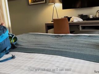 Hawt Stepmom And StepSon Share a Daybed In A Hotel