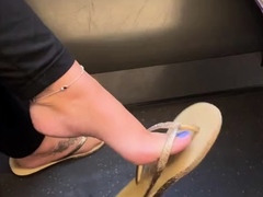 Foot fetish and masturbation