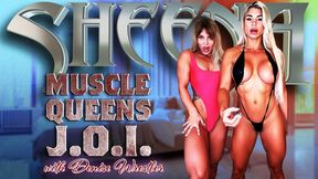 Sheena Muscle Queens' JOI with Denise Wrestler