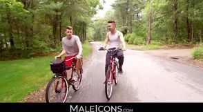MaleIcons.com - Studs Troy Accola and Gabriel Alanzo's passionate sex session