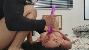 Stepdaughter in Extreme Deepthroat with Your Stepdad