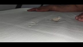 licking my cum off the mattress