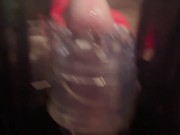 Cock Milking Machine Makes me Squirt HUGE Load of Cum - Jessica Bloom Cumswallow