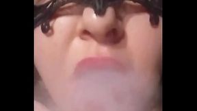 Vaping tease.
