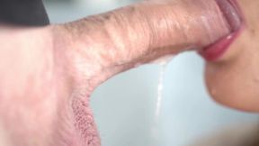 Intense No-Hands Deepthroat Experience - Sloppy Finish in 4K!