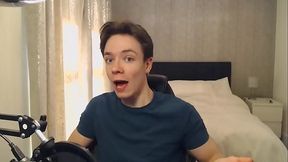 Hot Young British Guy Reads and Reacts to Porn Video Comments