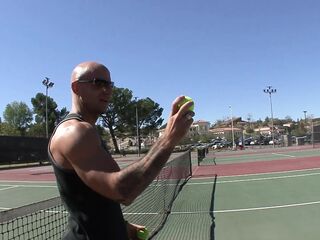 Cute teen with pierced nipps gets cunt slammed