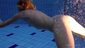 Nastya decided to do erotics underwater