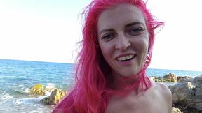 public sex and sperm on the beach