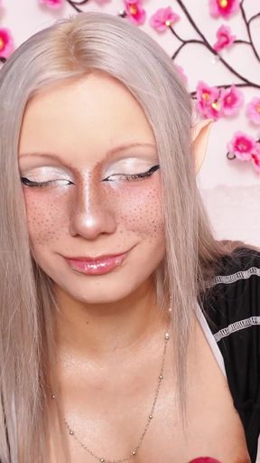 Divulya-sladulya Fills Her Mouth with Sperm - Blowjob of a Big Dick!