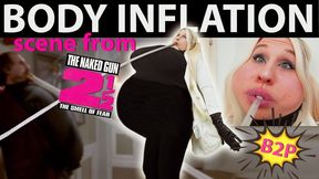 Body Inflation Bloated Belly Breast Expansion Popping