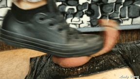 Merciless Play with Twice Cum Beneath My Dirty Converse and Socks (720HD)