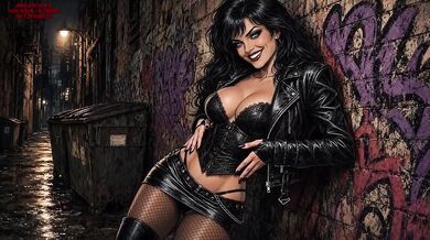 Horny Singer in Dark Alleyway ASMR Striptease Moaning
