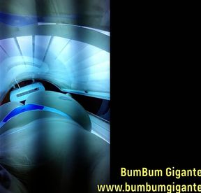 Preparing for the lover in the tanning booth
