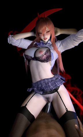 Zero Two Lap Dance (Chainsaw Man Power Costume)