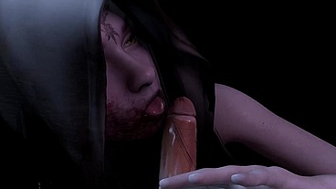 Bela Dimitrescu gives a Blowjob in POV - Resident Evil Village 3D Porn Parody