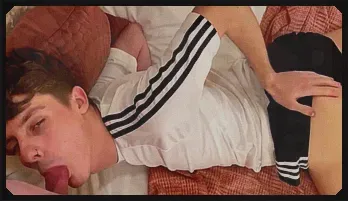 Leo Summers Double Teamed by Felix & Sebastian – Gay Threesome