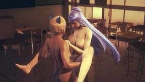 League of Legends Hentai - LOL - Evelyn enjoying sex - Japanese Asian Manga Anime Film Game Porn