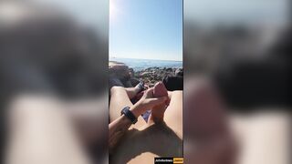 johnholmesjunior caught shooting yam-sized jizm blast at white rock naked beach with strangers observing