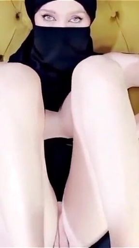Hijab Sex Pinkpussy with Arab Sexy Girl