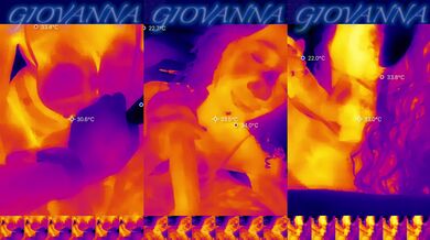 Thermal camera reveals the hottest blowjob ever caught on amateur home