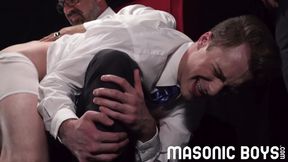 MasonicBoys - Grandmaster Legrand Wolf pounds Mormon twink with huge dick