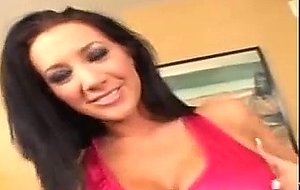 Big booty Jayden James gives an awesome titjob and gets ...