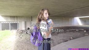 Mommy teaches step sis and bro a nasty lesson.