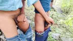 Two College Boys Explore Secret Desires In The Forest, Intimate Moments Caught On Camera