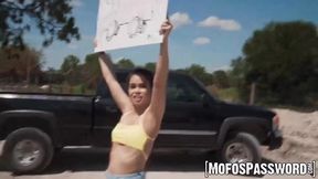 Perfect babe JC Wilds is so wet and horny from Johnny Loves massive cock