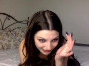 CHATURBATE TEEN BLACK LACE LINGERIE, STOCKINGS, AND PEARLS BEDROOM LIVESTREAM RECORDING