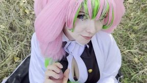 Mitsuri Kanroji Demon Slayer Cosplay � Sunny Day, Sweet Mirabelle Plums and a Hot Fantasy