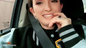 Uber Driver Doesn't Believe I'm a Model, so I Masturbate for Him