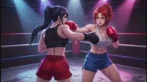 Female Boxing Fantasies #26B: Confessions of a Midnight Blue Gladiator (Animated)