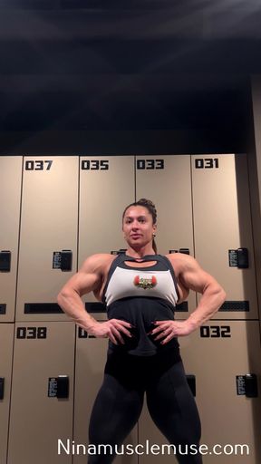 Inseparable bond of thick muscles and soft tits