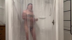 You want to shower with me