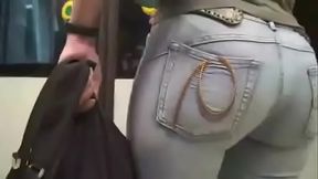 Culazo en el Metro