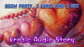 Group freak fest: 2 chicks &mdash;  1 dude &mdash;  raunchy sex acts &mdash;  and filthy audio narration ensues
