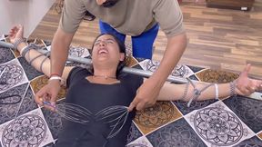 2 Video Combo – Upside Down Beautiful Indian Wife Full Upper Body Tickling Breakdown