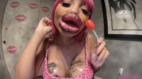 RubyDollLipz's Freshly Injected Lips+Blow Pop #1