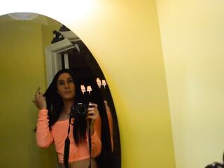 Super Hott KimberlyGeorge Pink Top Movie 1 @Home ~KimberlyGeorge~