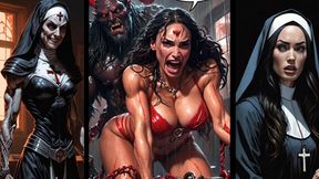 Sexy Amazon Queen and Monster with a Huge Dick. Horror Porn Parody. Dark Fantasy Sex. Comic. Sex Fairy Tale for Adults