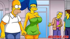 The hottest MILF in town! The Simptoons'Simpsons hentai