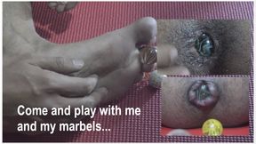 I wish you can come to play with me and my marbels! ASMR - Anal Masturbation